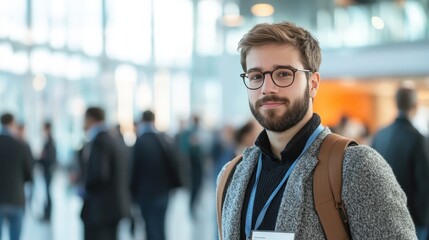 Professional Networking at Conference Event