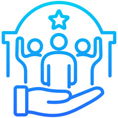 Obraz premium Public Administration Icon