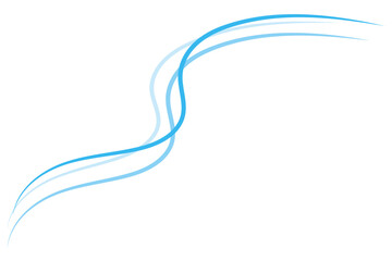 そよ風のイメージイラスト