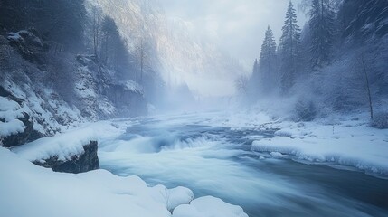 Winter, Snow, Germany, Bavaria, Berchtesgaden