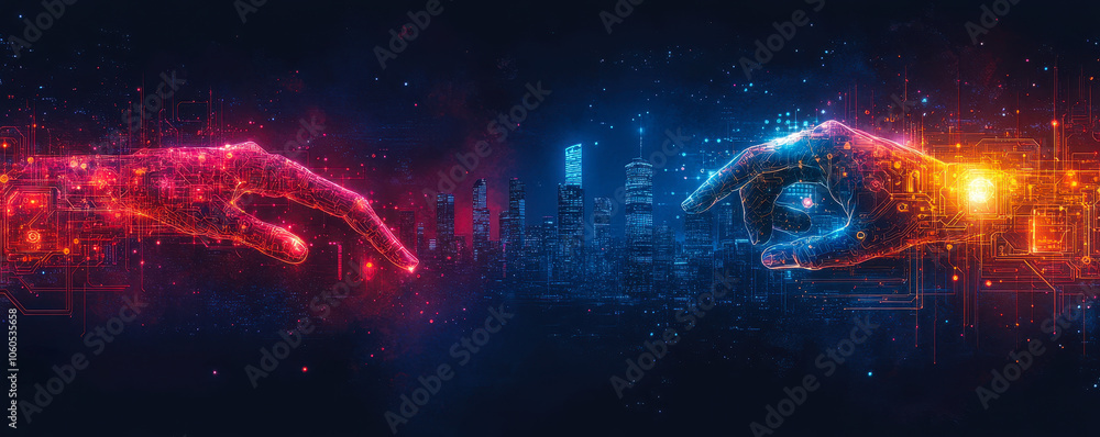 Aufkleber ai action summit: global unity in ai ethics with futuristic design and collaborative innovation
