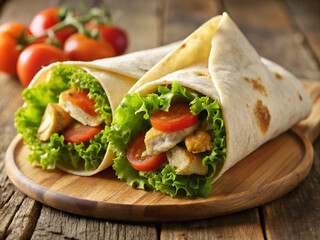 chicken wrap sandwich