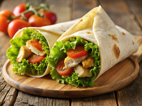 chicken wrap sandwich