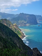 Fototapeta premium View from island on the sea on Madeira