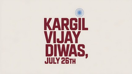Kargil Vijay Diwas Celebration Announcement