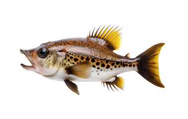 Naklejka premium fish isolated on white