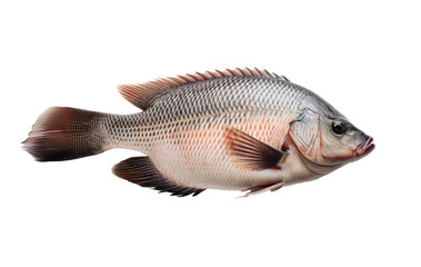 fish on white background