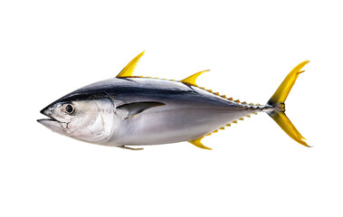 fish on white background