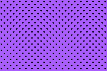 Purple hearts background, Purple pattern, purple wall background, heart, seamless pattern with heart, seamless pattern, purple background, purple background with black hearts, purple, shape, wallpaper