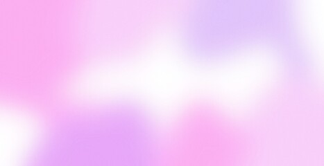 Pink, purple, violet and white gradient trendy blurred background. Chroma grainy noise colorful gradient abstract background, y2k style, light glow noise soft gradient for banner and poster.