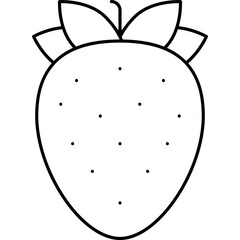 Strawberry single icon