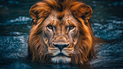 Fototapeta premium portrait of a lion