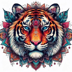 Obraz premium Tiger Tattoo