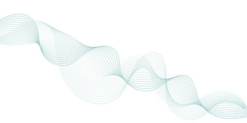 Abstract wave blend lines on transparent background. Design for banner, wallpaper, background and many more. Undulate Grey Wave Swirl, frequency sound wave, twisted curve lines with blend effect.	
