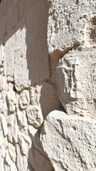 Fototapeta premium textured wall light-colored stones