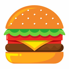 burger and fries