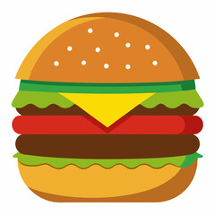 burger and fries