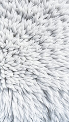 Fototapeta premium soft white faux fur texture