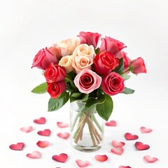 bouquet of red roses