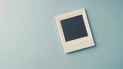 Blank old polaroid photo frame isolated on transparent background. Vintage Polaroid. Illustration