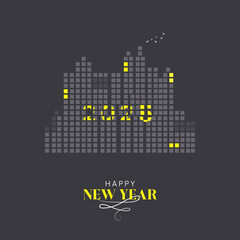 3d happy new year 2025 creative poster design. Premium vector background greetings and New Year 2025 celebrations.