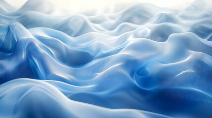 Obraz premium Abstract Blue Fabric Texture Background Illustration