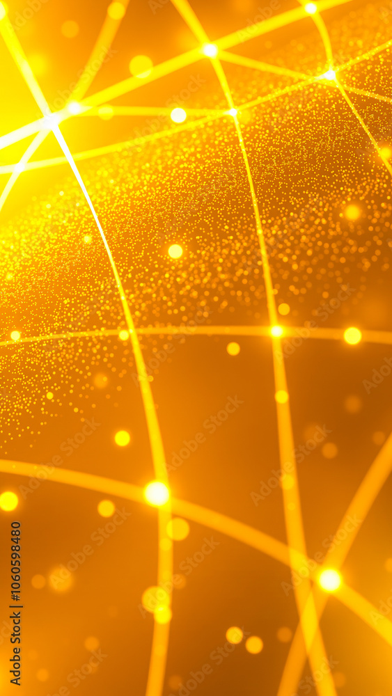 Poster golden abstract background with intersecting lines light