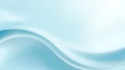 Smooth light blue abstract background with soft gradients and flowing waves, abstract, design