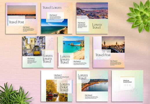 Travel Social Media Post