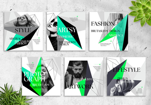 Fashion Brutalism Social Media Post