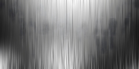 Polished brushed metal background with smooth texture and vertical linear brush strokes