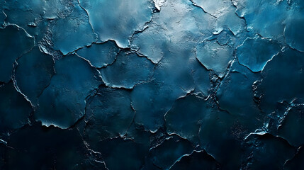 Abstract Background Blue Cracked Texture