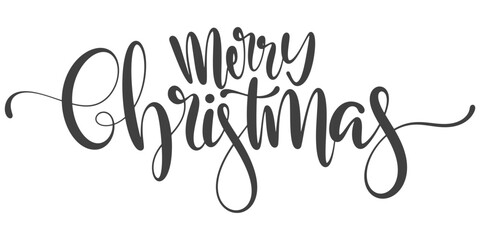 Fototapeta premium merry christmas lettering vector eps
