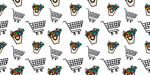 Ilustração Vetorial Plano de Fundo, estabelecimento, presente, almofadas, infinito, design, papel, carta ícon, vector, modelo, caricatura, design, ilustração, loja, ícon, presente, símbolo, inconsútil