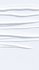 Fototapeta premium white textured surface with horizontal strokes