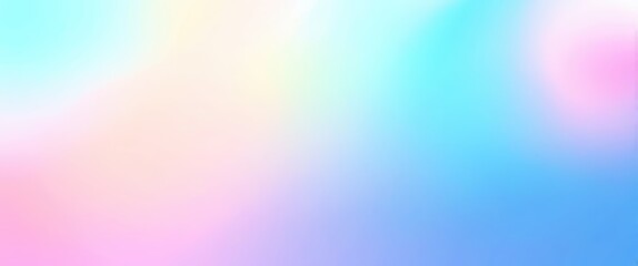 Obraz premium Pastel gradient background, soft color transition, dreamy atmosphere, ethereal sky, cotton candy colors, delicate hues, tranquil mood, abstract cloudscape, gentle blending, serene horizon, minimalist 