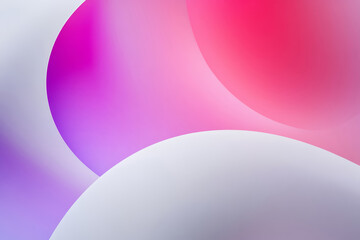 Abstract trendy background with colorful gradient shapes circles. Digital illustration for wallpapers, posters and covers.