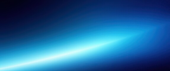 Fototapeta premium Horizon, glowing blue light, reflective surface, futuristic landscape, digital art, minimalist, abstract, sci-fi atmosphere, ethereal glow, smooth gradient, deep blue background, tranquil scene, expan