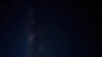 Naklejka premium A mesmerizing view of the starry night sky filled with twinkling stars, tranquil, celestial, dark