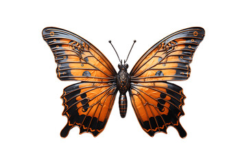 Obraz premium Butterfly Hook on transparent background.