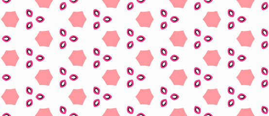 Ilustração Vetorial modelo, inconsútil, papel de parede, vector, design, coração, textura, ilustração, arte, cor-de-rosa, condecoração, geométricas, amor, flor, valentine, retrô, forma, bonito, floral