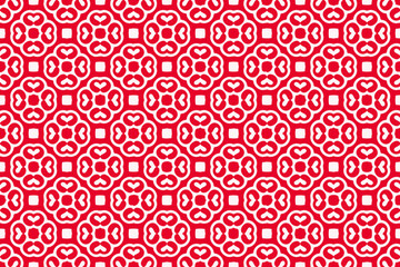 Fototapeta premium Ilustração Vetorial modelo, inconsútil, papel de parede, vector, design, flor, textura, vintage, floral, ornamento, ilustração, condecoração, arte, cor-de-rosa, pano, retrô, damasco, papel, cor, amor,