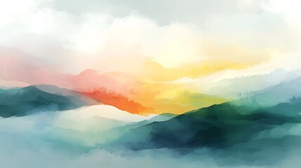 Soft, flowing pastel hues mix and meld together in a dynamic burst of color, creating a harmonious and serene abstract splash that evokes a sense of calm and tranquility.