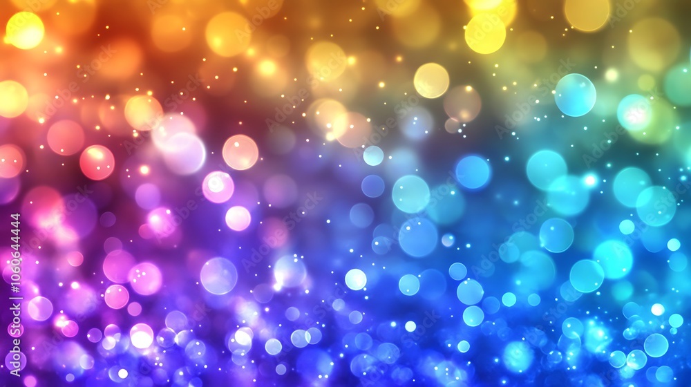 Poster shimmering foil with iridescent rainbow effect, creating a dynamic and reflective holographic textur