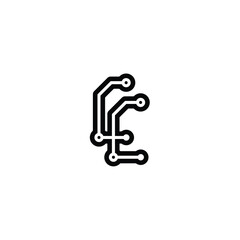CC monogram logo design letter text name symbol monochrome logotype alphabet character simple logo