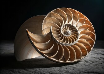 Obraz premium Modern Minimalist Spiral Patterns in Intricate Design for Contemporary Home and Office Decor Ideas