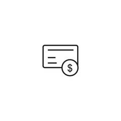 Modern currency and money single icon, vector illustration.