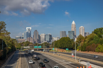 Naklejka premium charlotte, north carolina