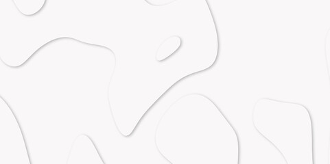 Abstract White paper cut background with lines. Topographic map in contour line light topographic topo contour map. white line drawing geometric paper art design. 3d papercut decoration textured. maps