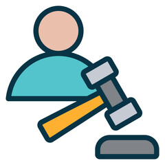 Authoritative Outline Color Icon